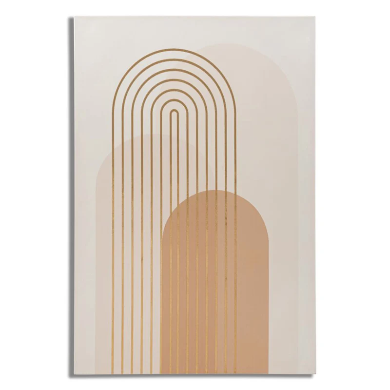Stampa su tela decorazione astratta con telaio in legno per decorazioni ambienti Colorazione 1