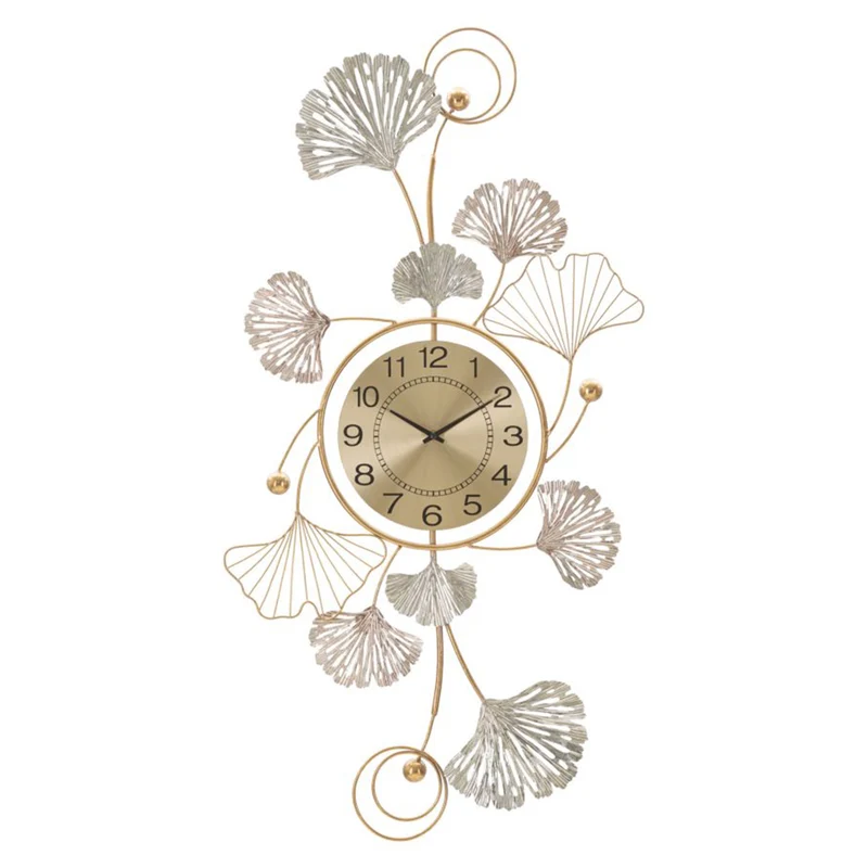 Pannello decorativo con orologio in ferro per decorazioni ambienti