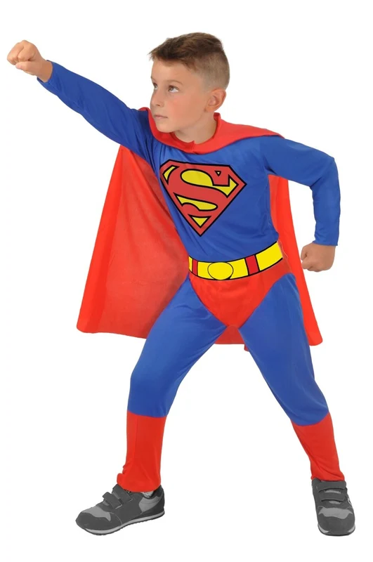 Superman-Kostüm für Kinder 8-10 Jahre