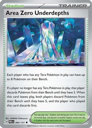 Area Zero Underdepths (94/131) [SV Prismatic Evolutions] Damaged