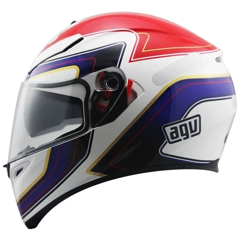 Capacete Agv K3 Sv Style Blue C/ Viseira Solar