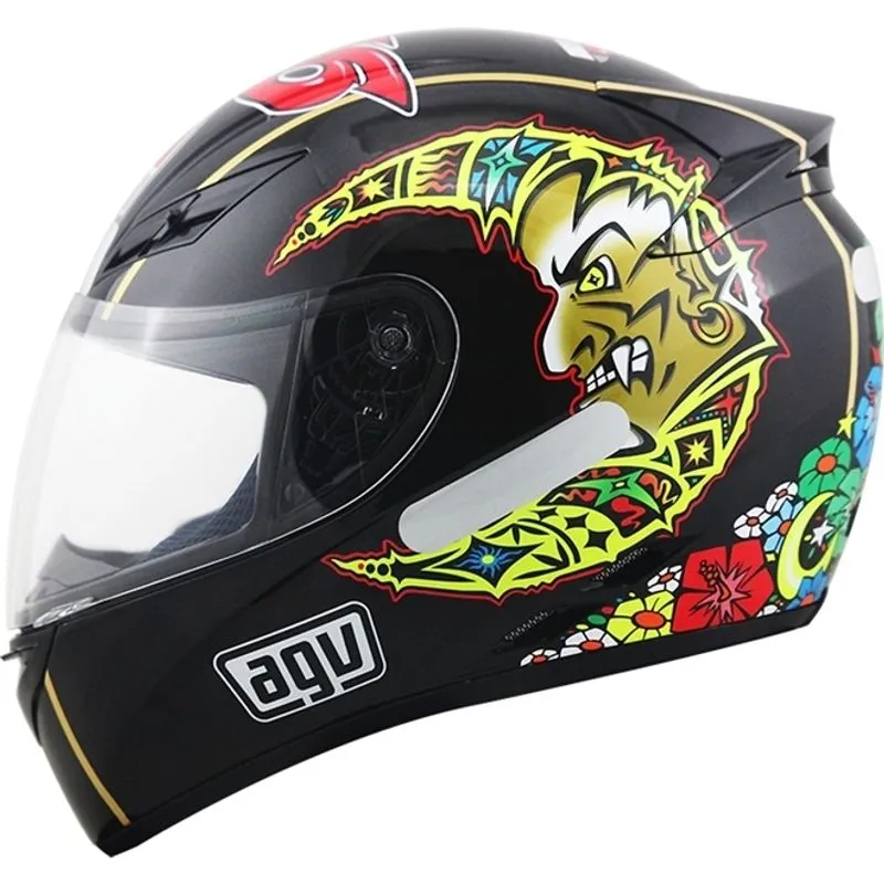 Capacete Agv K3 Sun &amp; Moon 96 (valentino Rossi)