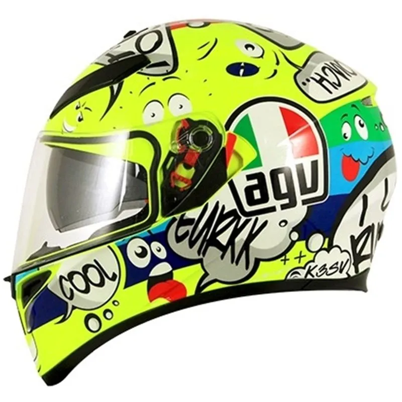 Capacete Agv K3 Sv Groovy C/ Viseira Solar