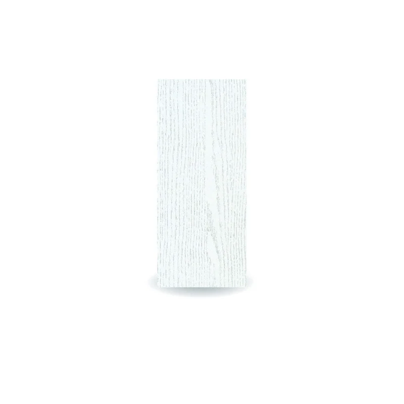 Ripiano aggiuntivo bianco con supporti reggipiani - 42,5 x 18,3 x 1,6 cm Bianco fiammato