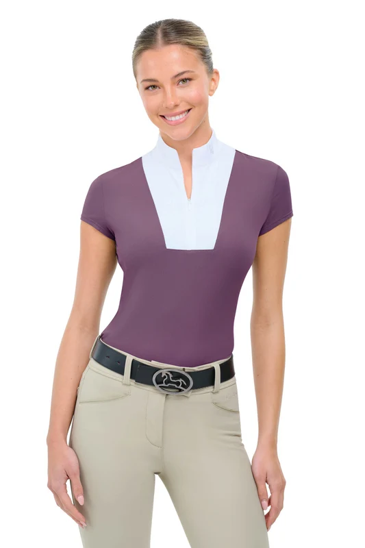R.J. Classics Ladies' Celeste Short-Sleeve Show Shirt Grape / Small