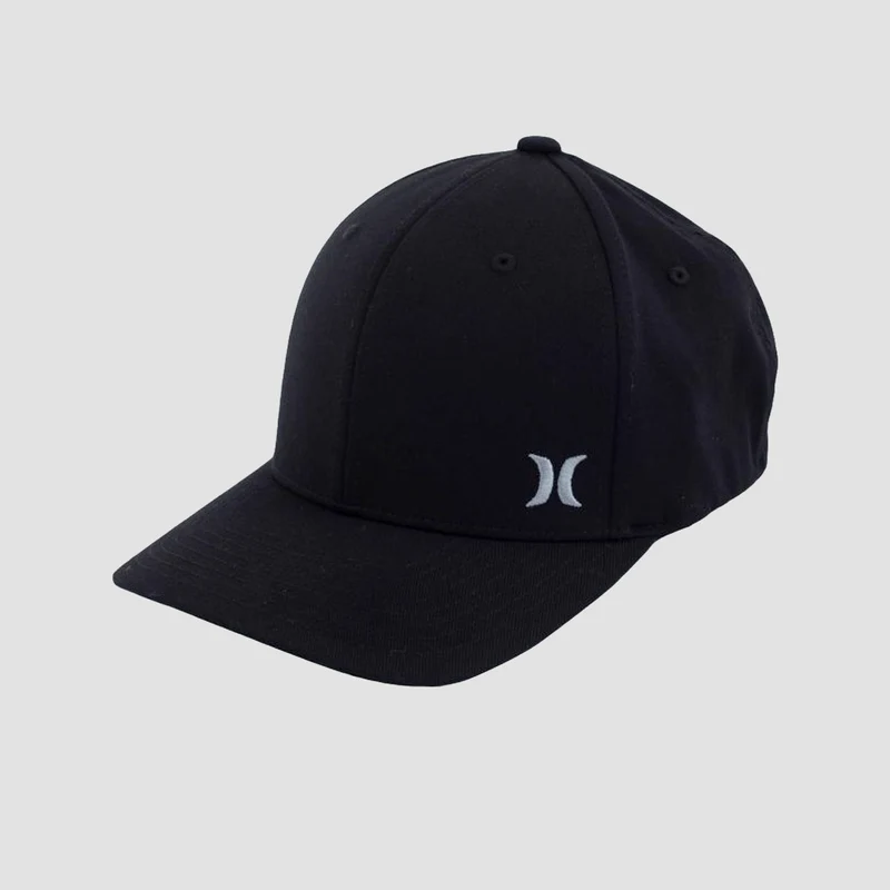 Hurley Micro Icon Flex Cap Black Small/Medium / Black