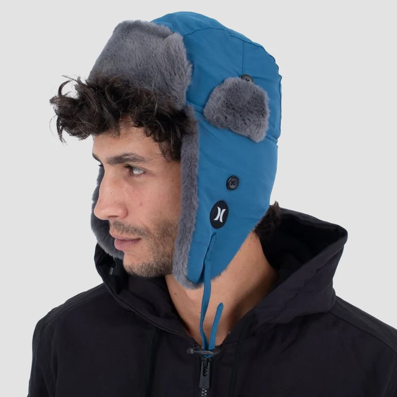 Hurley Nationa Trapper Hat Blue Void Large/X-Large / Blue Void
