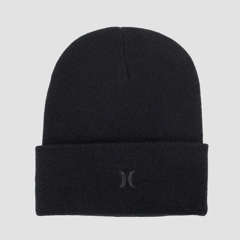 Hurley Icon Cuff 2.0 Beanie Black Black