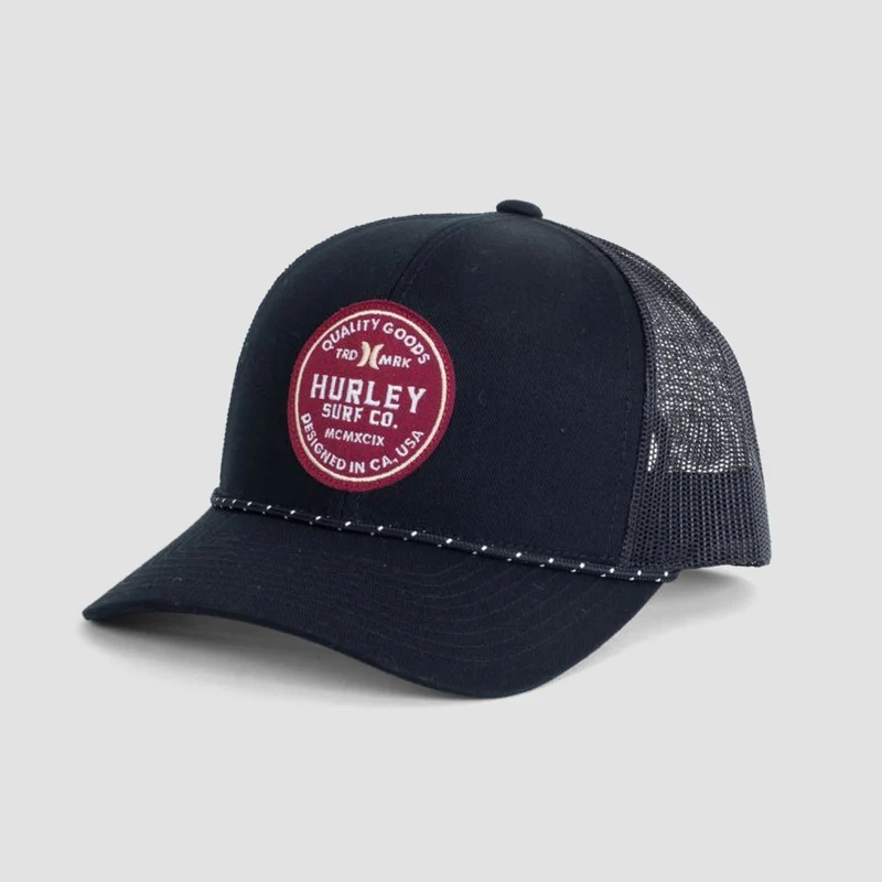 Hurley Jetties Trucker Cap Black Black
