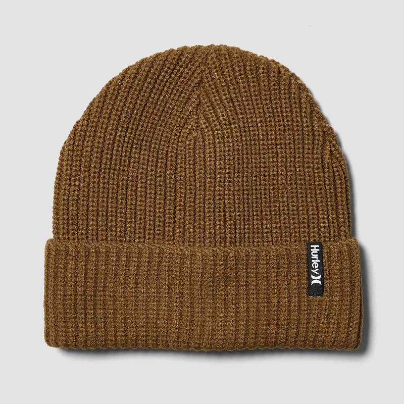 Hurley Max Fleece Cuff 3.0 Beanie Brown
