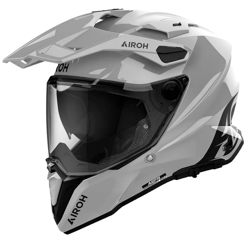 Capacete Airoh Commander 2 Monocolor Cinza Cimento 60