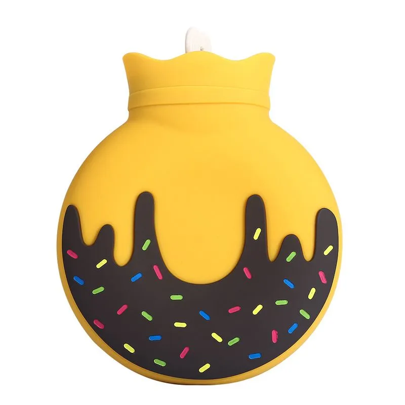 Donut Anti-frio Saco De Água Quente, Mini Mão De Desenho Animado