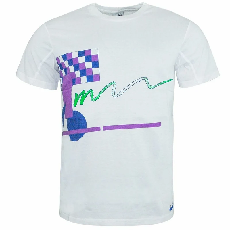 Diadora Mens White T-Shirt L