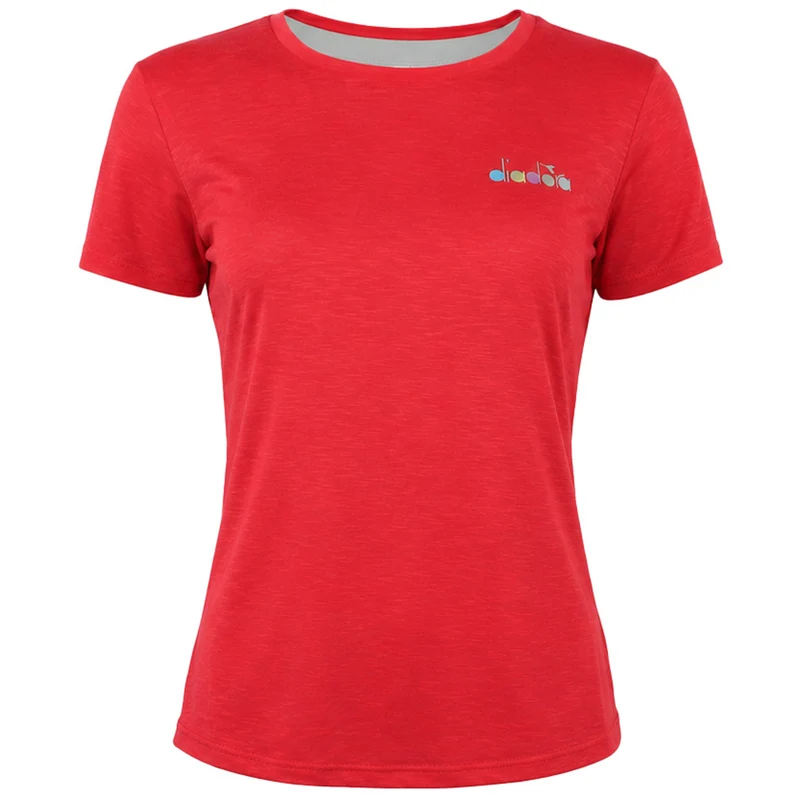 Diadora Workout Womens Red T-Shirt XL