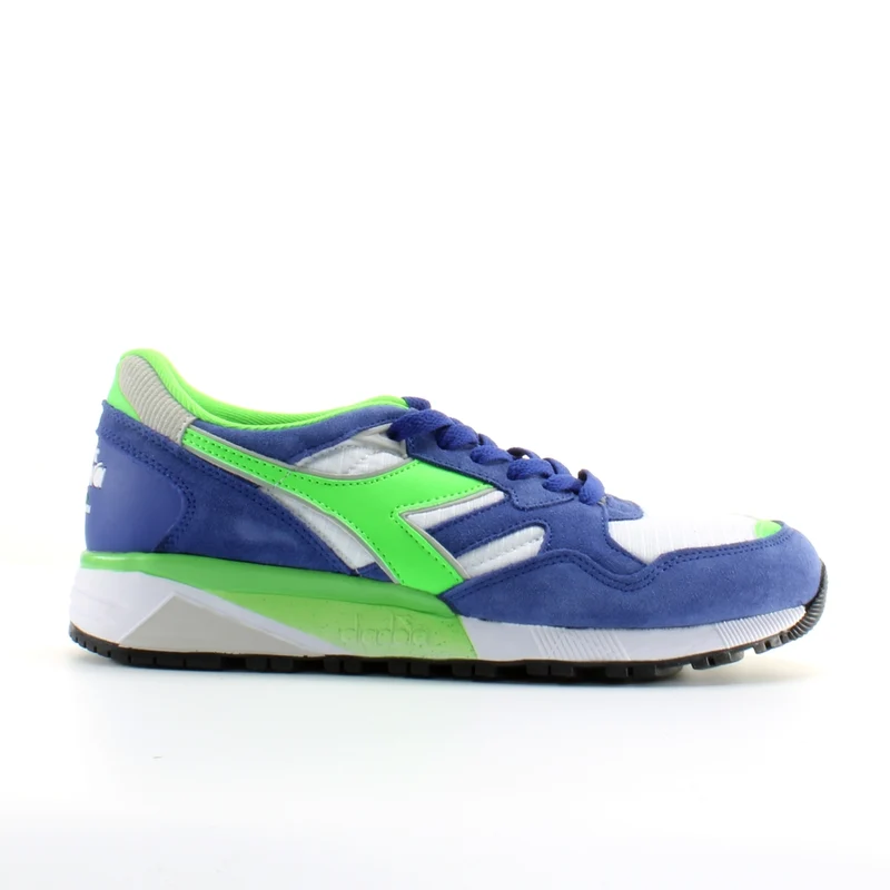 Diadora N9002 Mens Leather Lace Up Trainers C3940 10.5