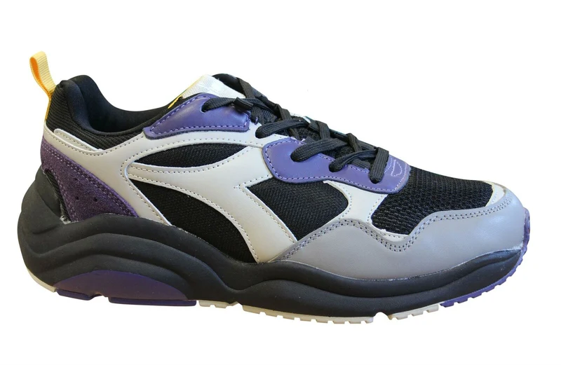 Diadora Whizz Run Mens Black/Purple Trainers 9