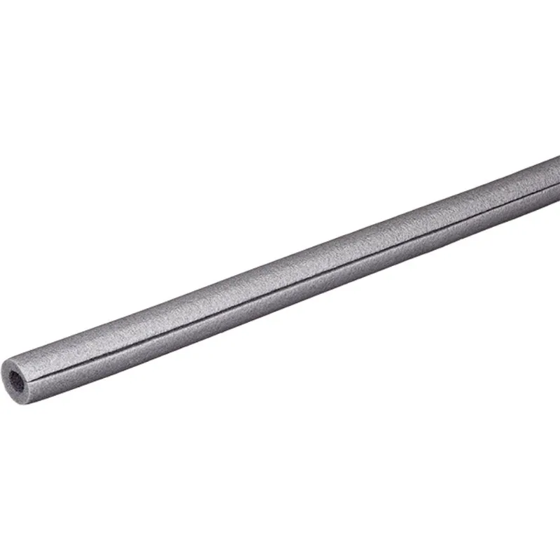 Pipe Insulation - Polyethylene - 1/2'' x 6' - Grey