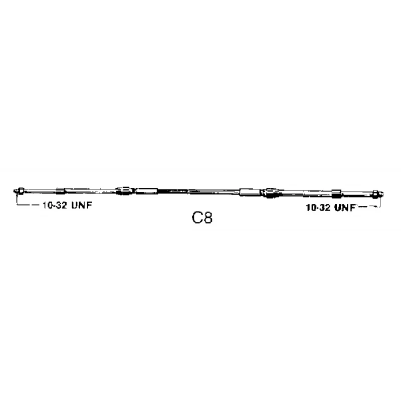 Ultraflex Cavo Comando C8 Da 6 Pollice 30211R 19 Piedi