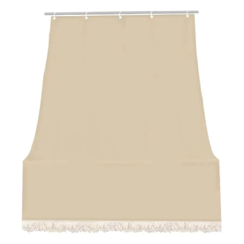 Tenda da sole per sormonto Poliestere idrorepellente 140 x H 300 cm / Panna