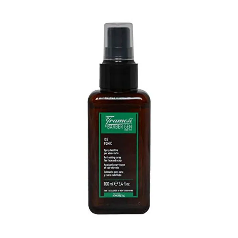 Framesi Barber Gen Ice Tonic, 3,4 Fl Oz, Após O Barbear Tônico