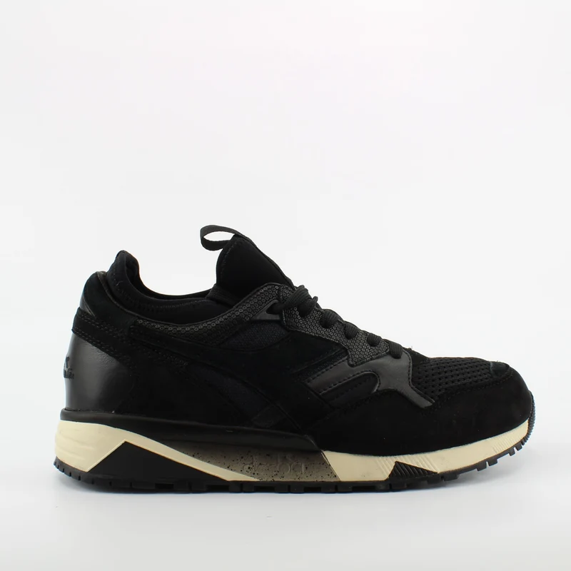 Diadora N9002 Socks Mens Black Trainers 7.5