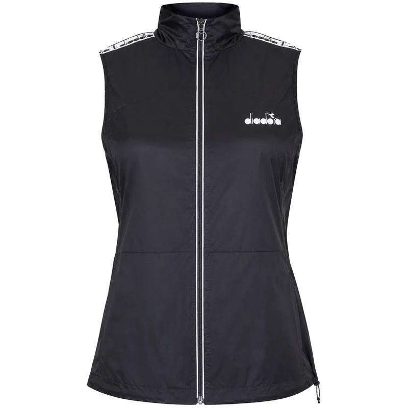 Diadora Lightweight Womens Black Vest M