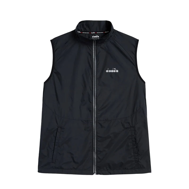 Diadora Gilet L. Packable Vest Donna Nero M
