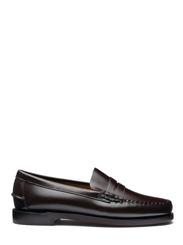 Sebago Classic Dan Polished Leather Penny Strap Loafers US 10.5