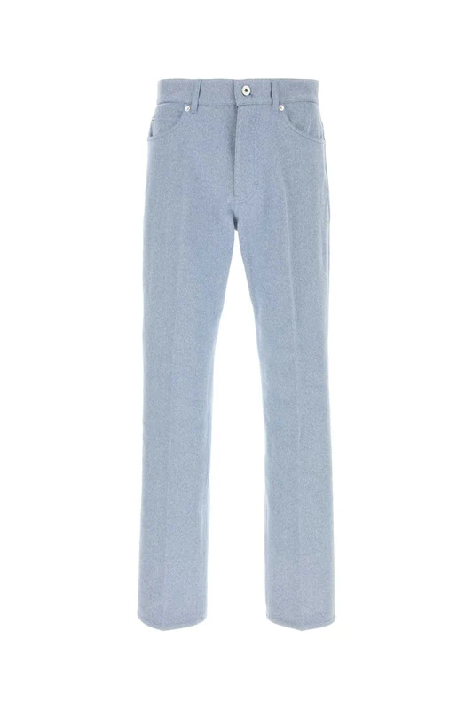 Salvatore Ferragamo Light Blue Oxford Pant 48