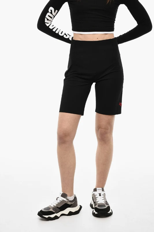 3500~HONEY Structured Biker Shorts Xl