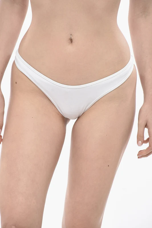 0405~Nylon Bikini Brief With Rhinestones 38