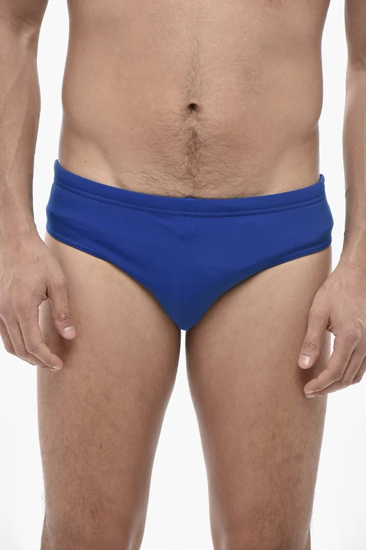 0405~Stretch Nylon Swim Brief With Contrast Logo 44