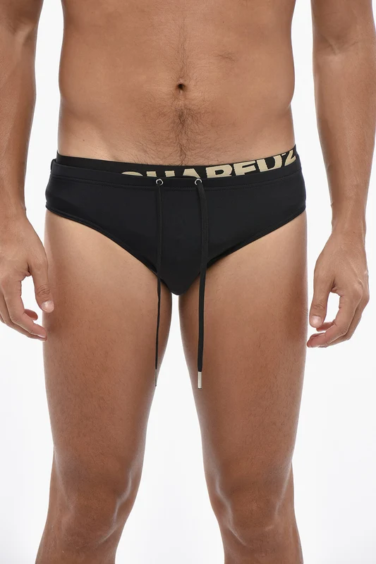 1500~Solid-Color Swim Briefs with Logo 50