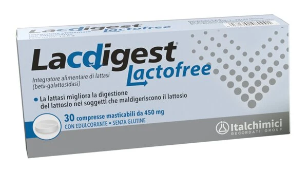 Lacdigest Lactofree Per Intolleranza Al Lattosio 30 Compresse Masticabili