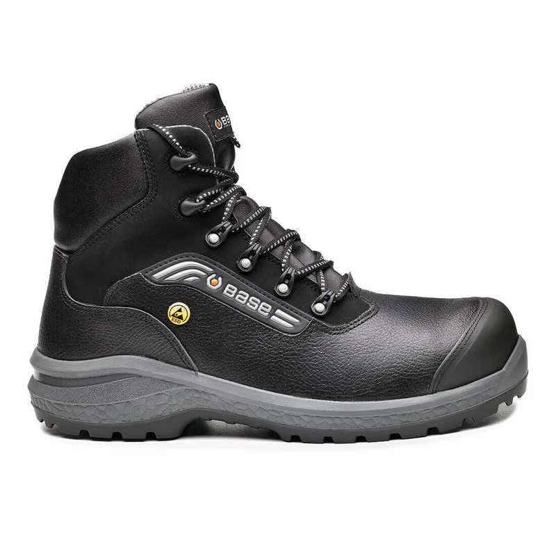 Base Be-Easy Top Toe Cap Work Safety Boots Black / 6.5 UK | 40 EU