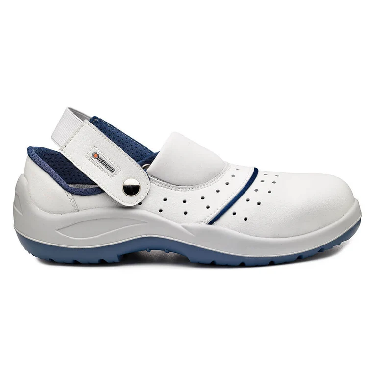 Base Bario Toe Cap Work Safety Sandals White / 6.5 UK | 40 EU