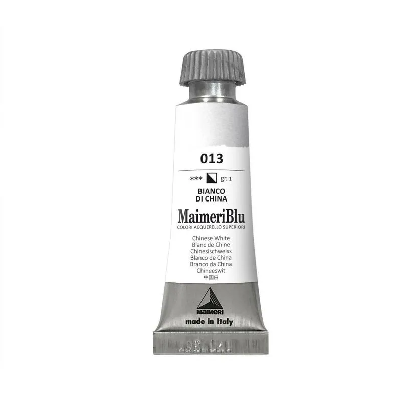 Aquarela Maimeri Blu Tubo Gr.1 013 Chinese White 12ml