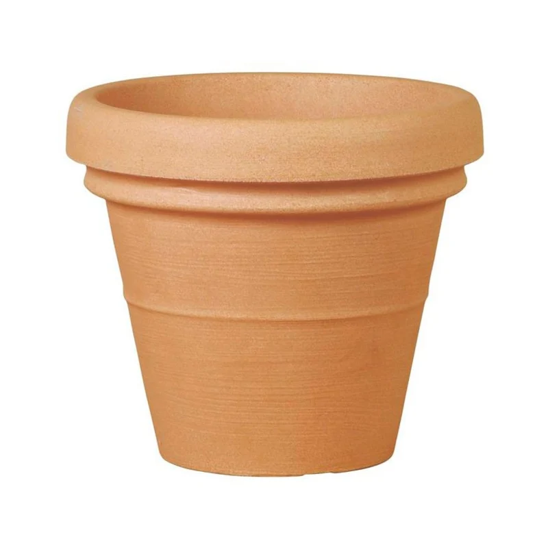 Vaso tondo "Doppio Bordo Classic" per fiori e piante da giardino 45 cm