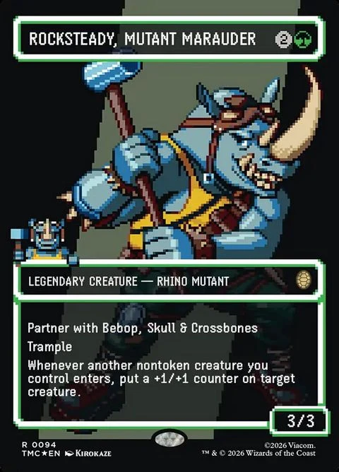 Rocksteady, Mutant Marauder (94) - Surge-Foil Foil / Near Mint