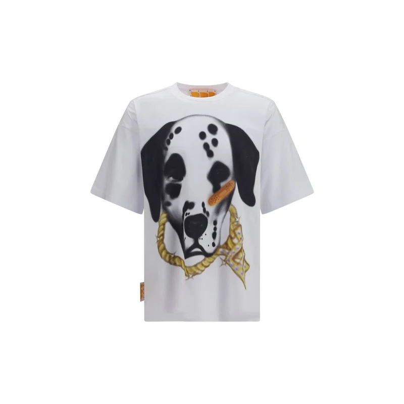 PDF Channel White Cotton T-Shirt M