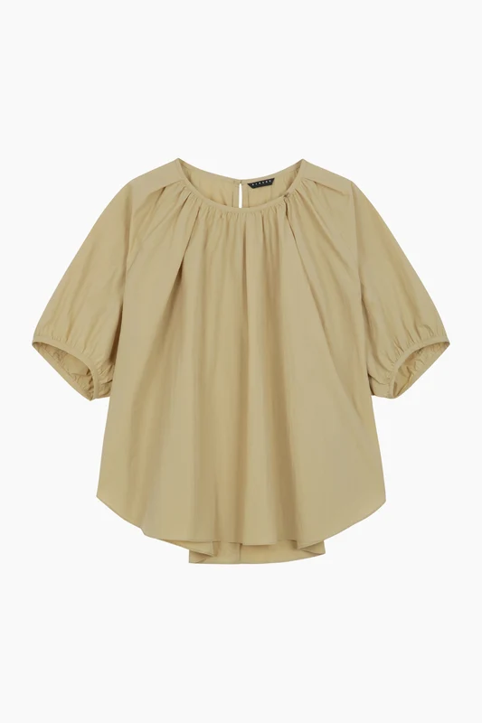 Blusa con maniche a palloncino OS