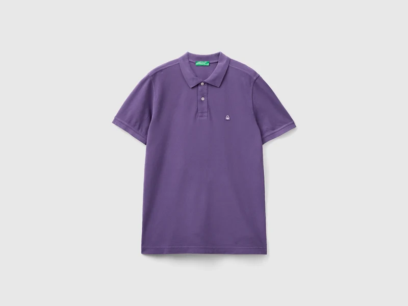Polo viola regular fit L
