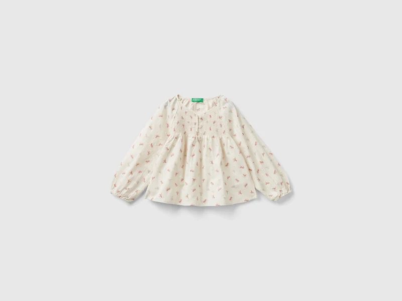 Blusa leggera con stampa cavalli 82