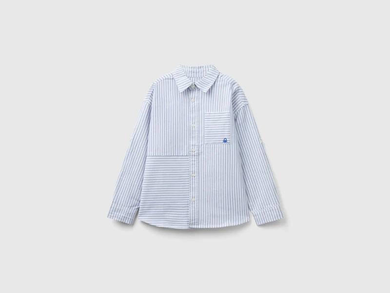 Camicia manica lunga a righe XL