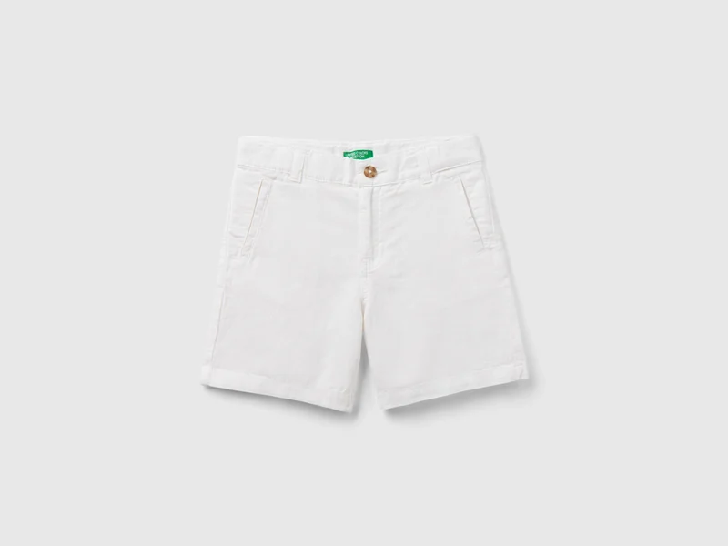 Shorts in misto lino 98