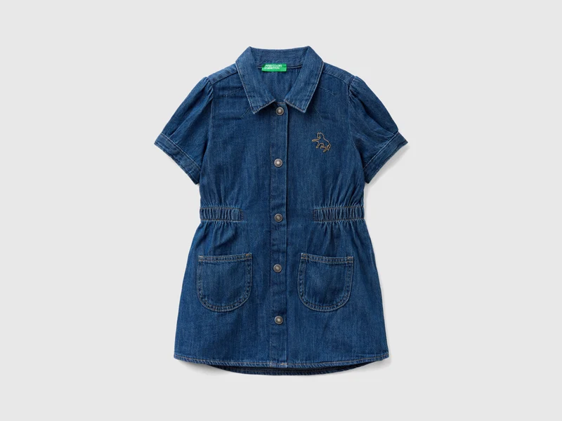 Chemisier di jeans con colletto YS