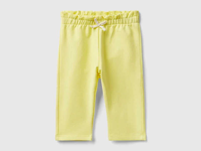 Pantaloni in felpa di cotone bio stretch 68