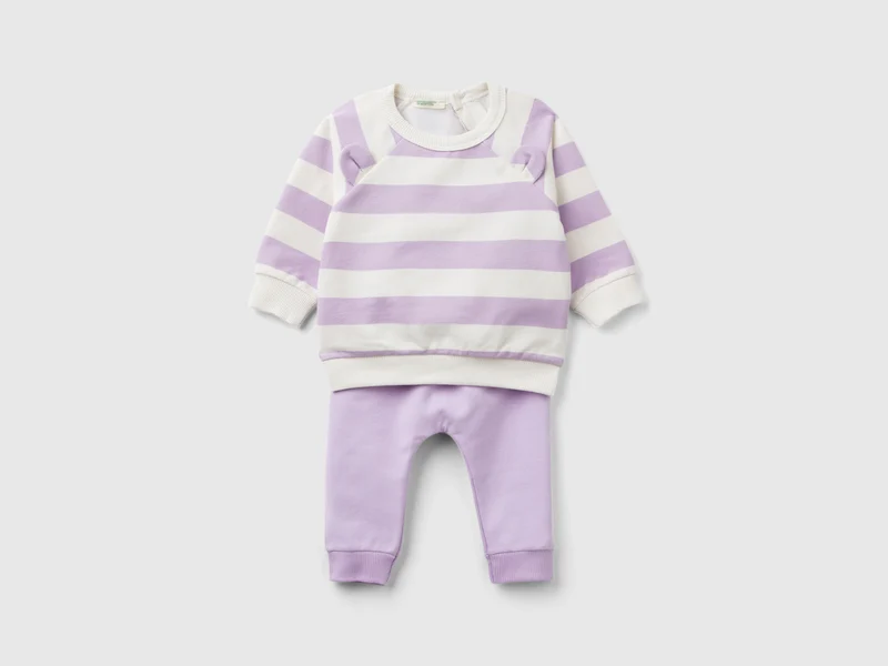 Completo in felpa di cotone bio stretch 82