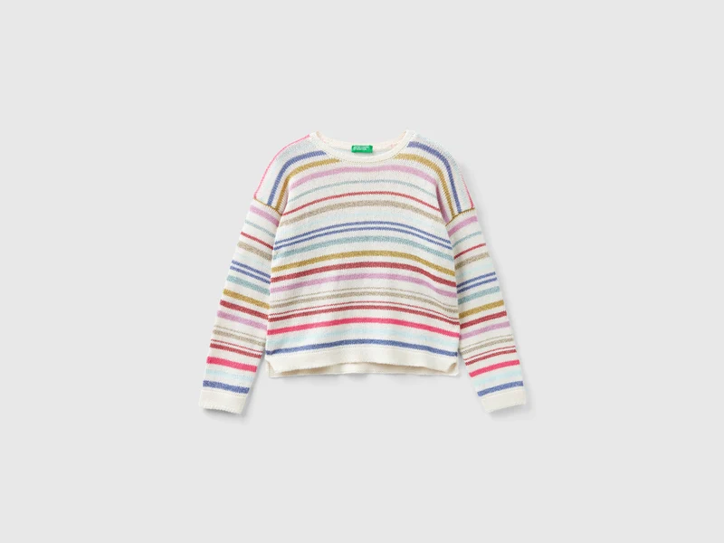 Maglioncino a righe con lurex M