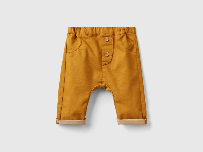 Pantaloni in misto cotone stretch 62